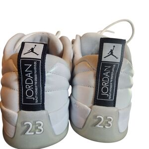 Jordan White and Gray Sneakers